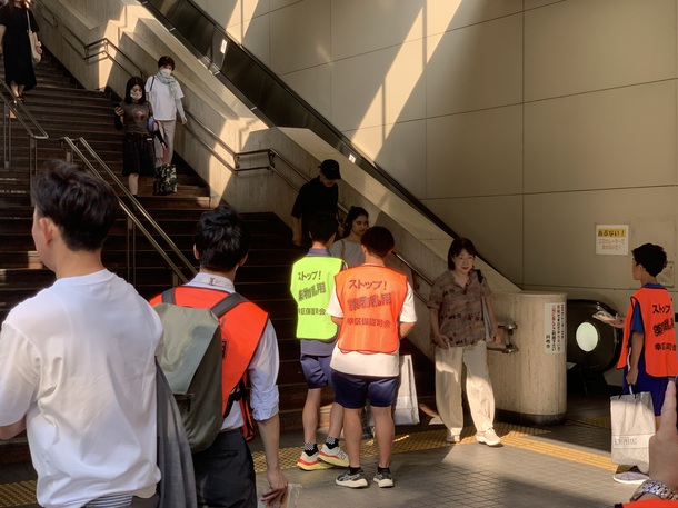 街頭キャンペーン（川崎駅西口）