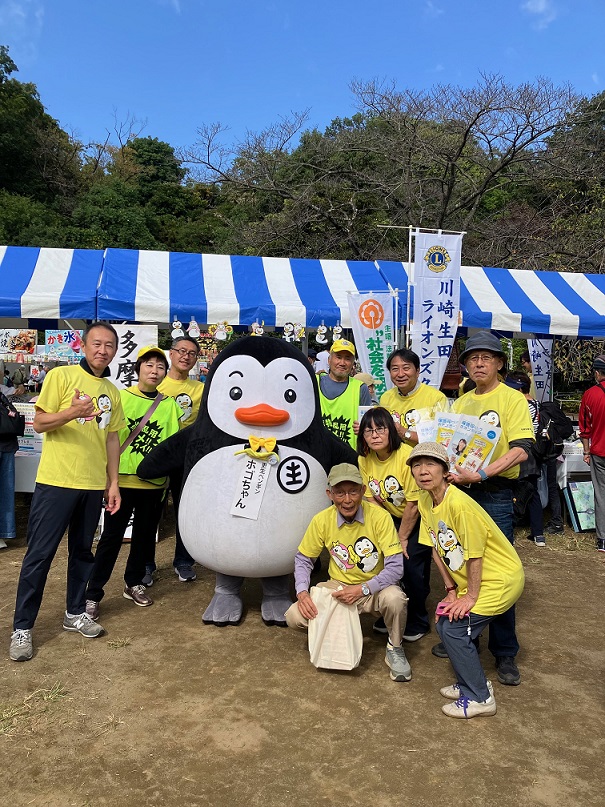 多摩区民祭での啓発活動