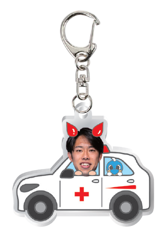 記念品（コラボキーホルダー表）（イメージ）