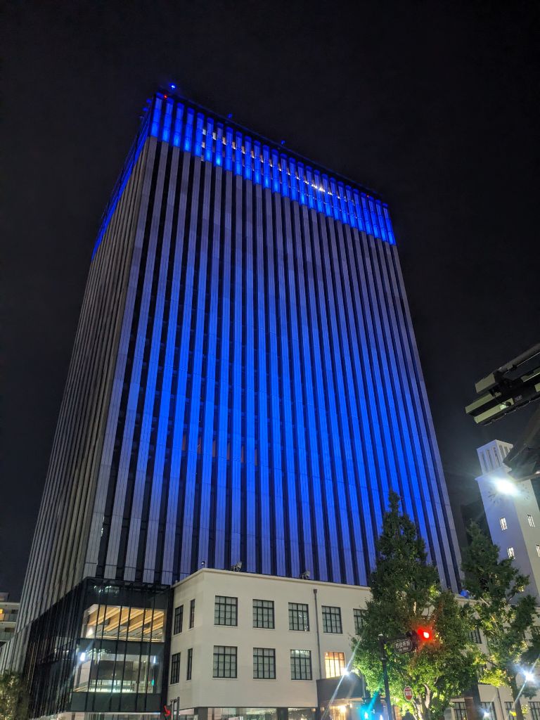 ブルーリボンライトアップ(イメージ)