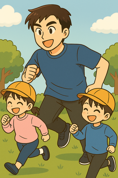 高校生おしごと体験の様子イラスト2