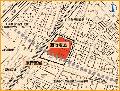 施工地区の位置図