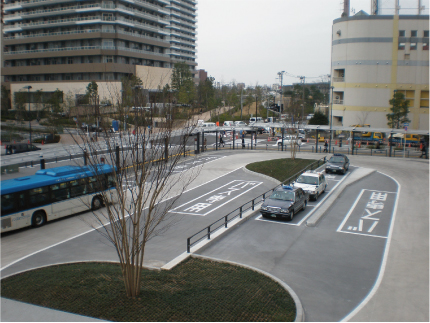 武蔵小杉駅横須賀線口駅前広場