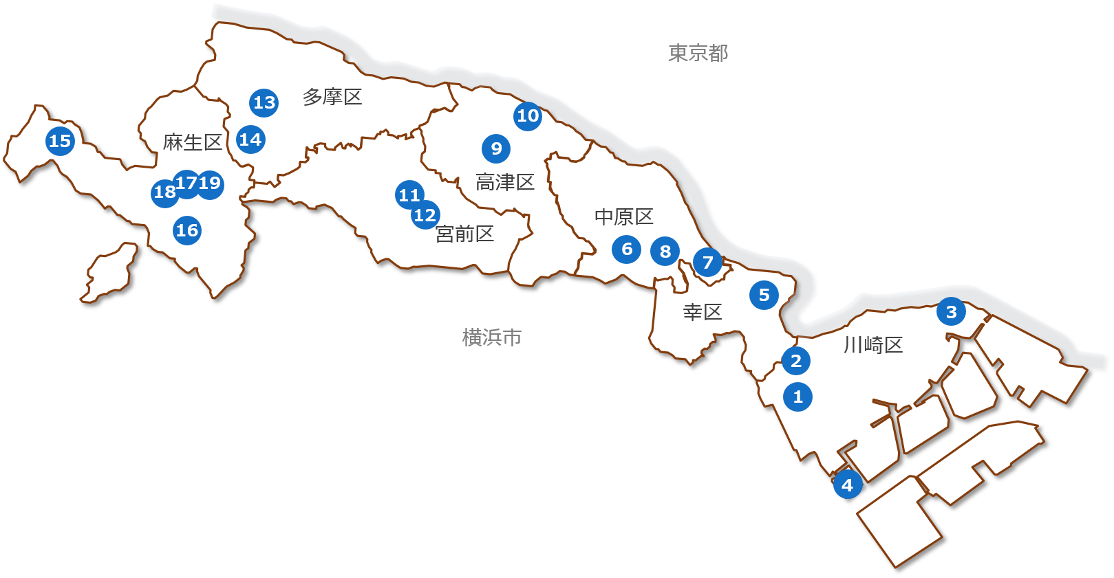 地区まちづくりグループ位置図