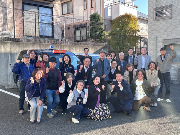 かきまる号関係者の集合写真