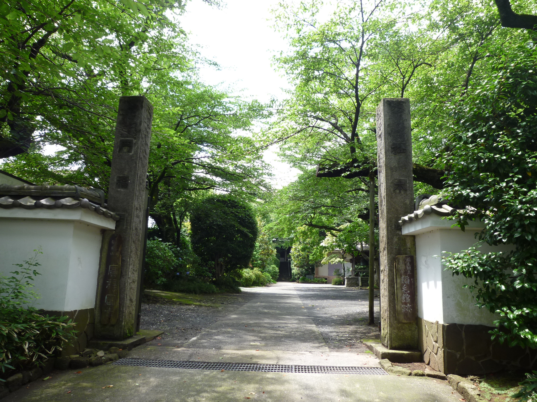 広福寺。正面からの写真。