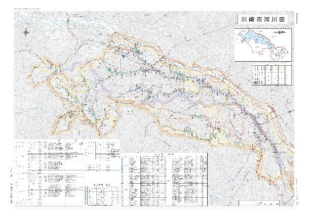 市内河川図を表示しています