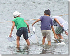 夏休多摩川教室1