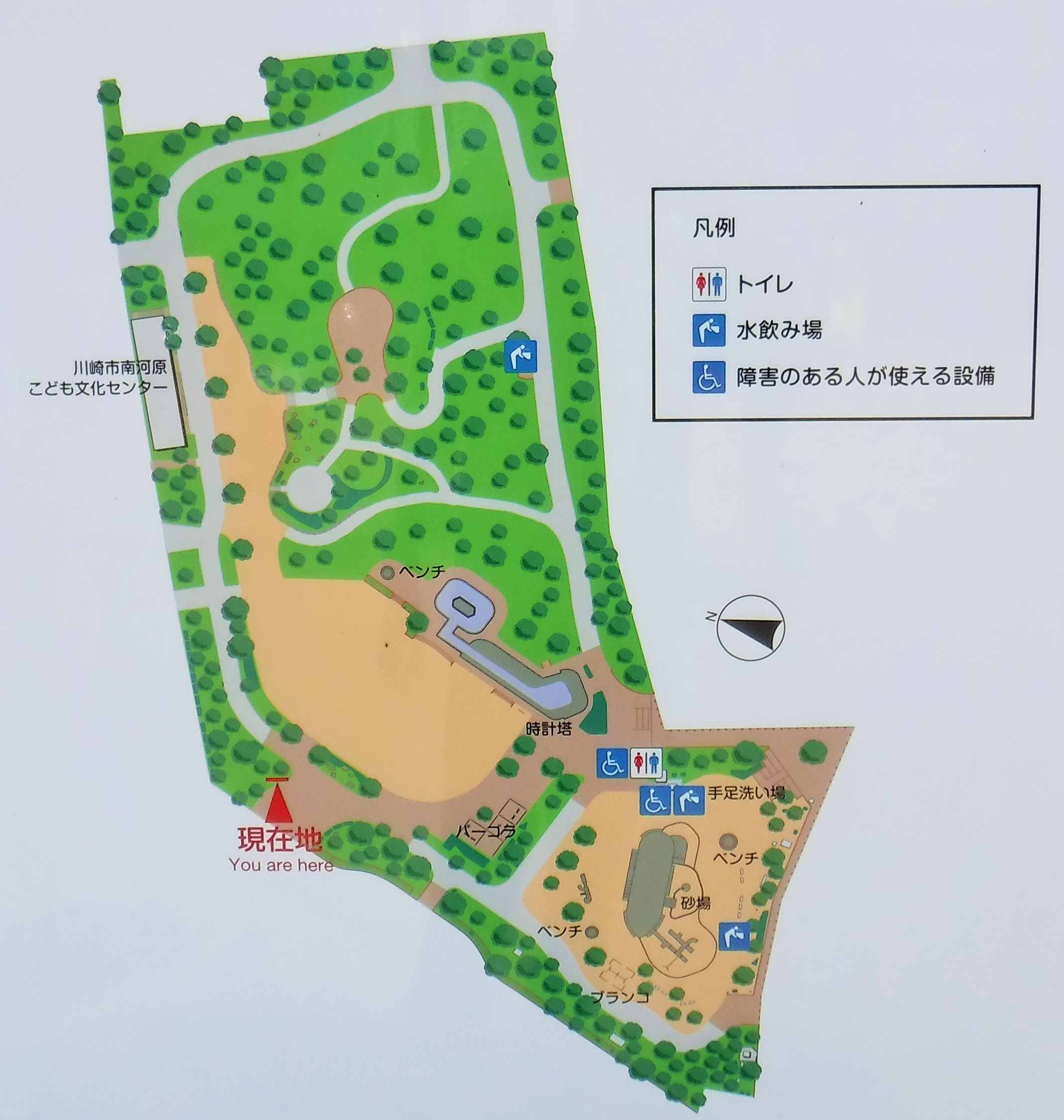 公園の案内図