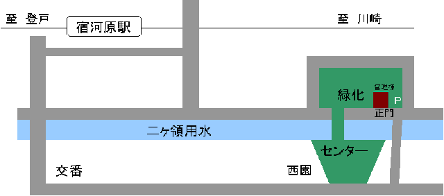 （図）緑化センターへの道順