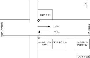 調査地点の地図