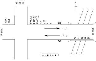 調査地点の拡大図