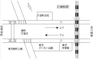 調査地点の拡大図