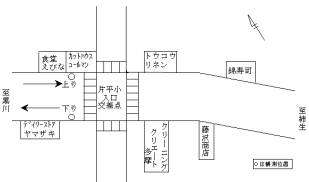 調査地点の拡大図