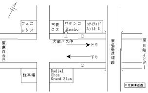 調査地点の拡大図