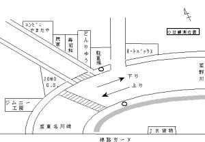 調査地点の拡大図