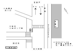 調査地点の拡大図