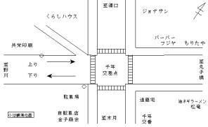 調査地点の拡大図