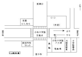 調査地点の拡大図