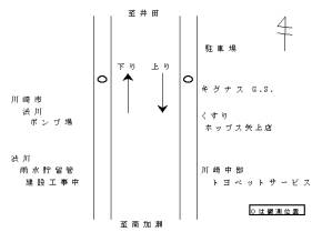 調査地点の拡大図