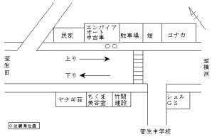 調査地点の拡大図