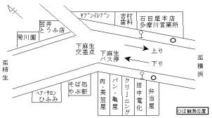 調査地点の拡大図