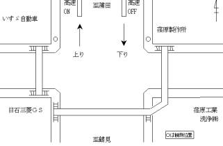 調査地点の拡大図