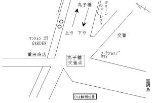 調査地点の拡大地図