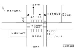 調査地点の拡大図