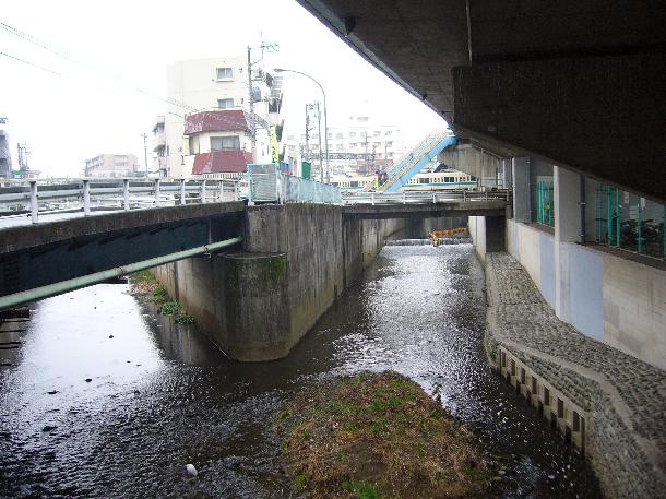 五反田川との合流