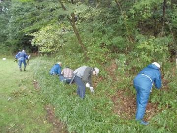 緑の活動団体による保全活動