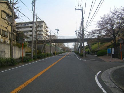 星ヶ丘歩道橋の写真