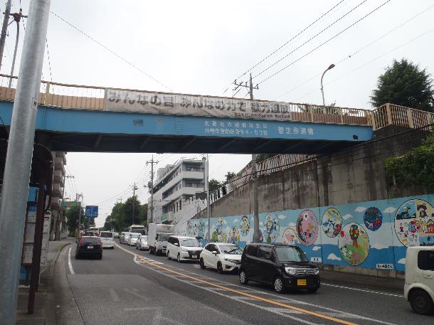菅生歩道橋の写真