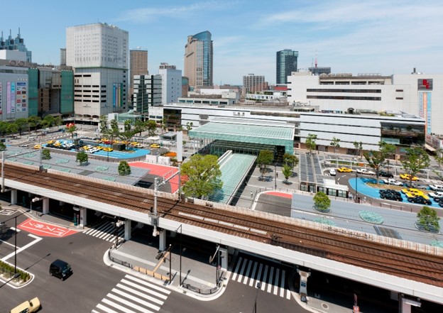 川崎駅東口駅前広場のイメージ図1