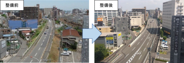 東京丸子横浜線整備前後写真