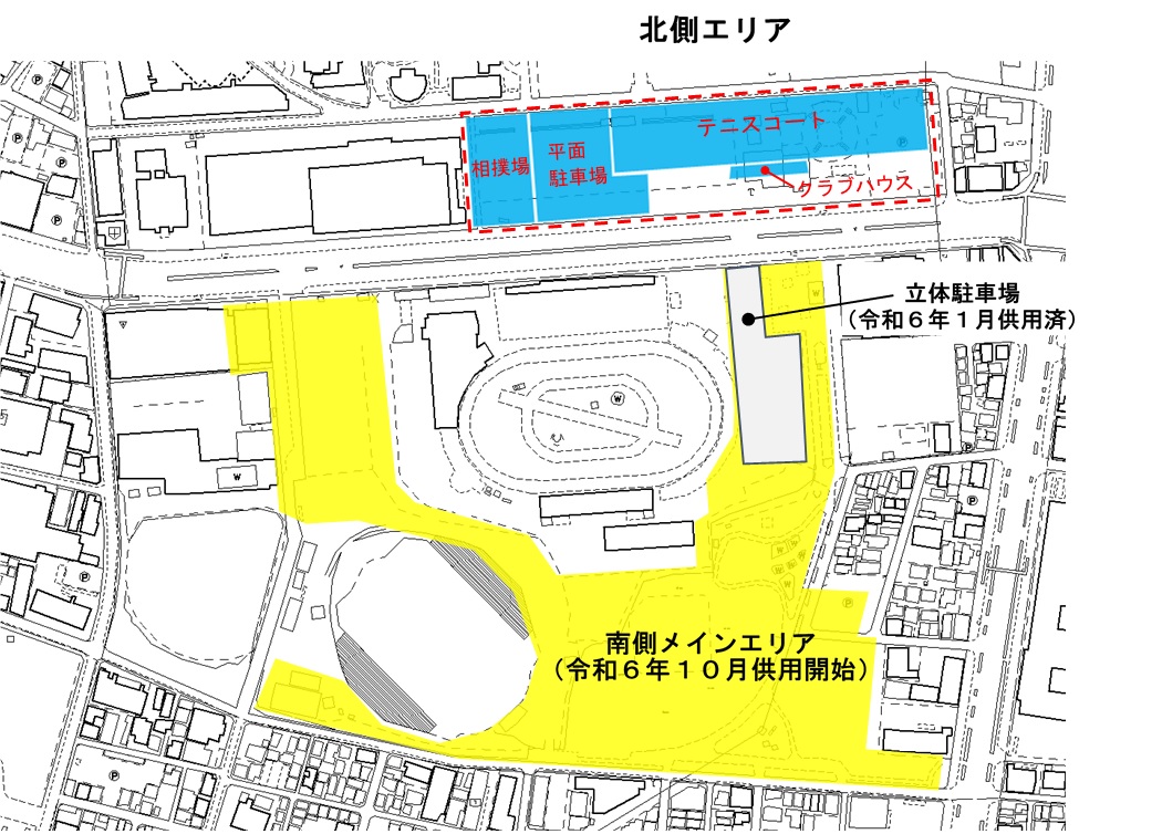 富士見公園位置図