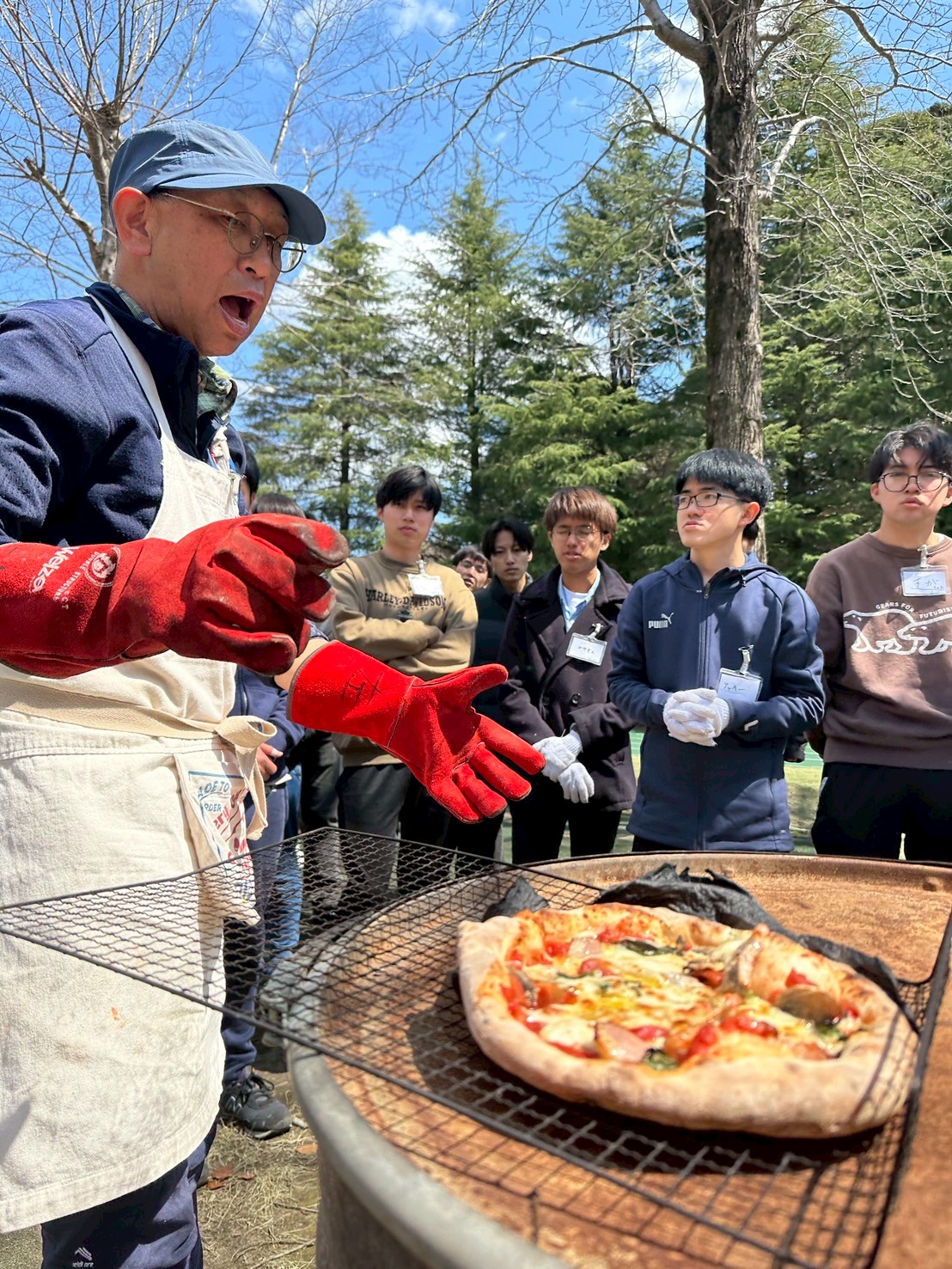 ピザ焼き体験のイメージ