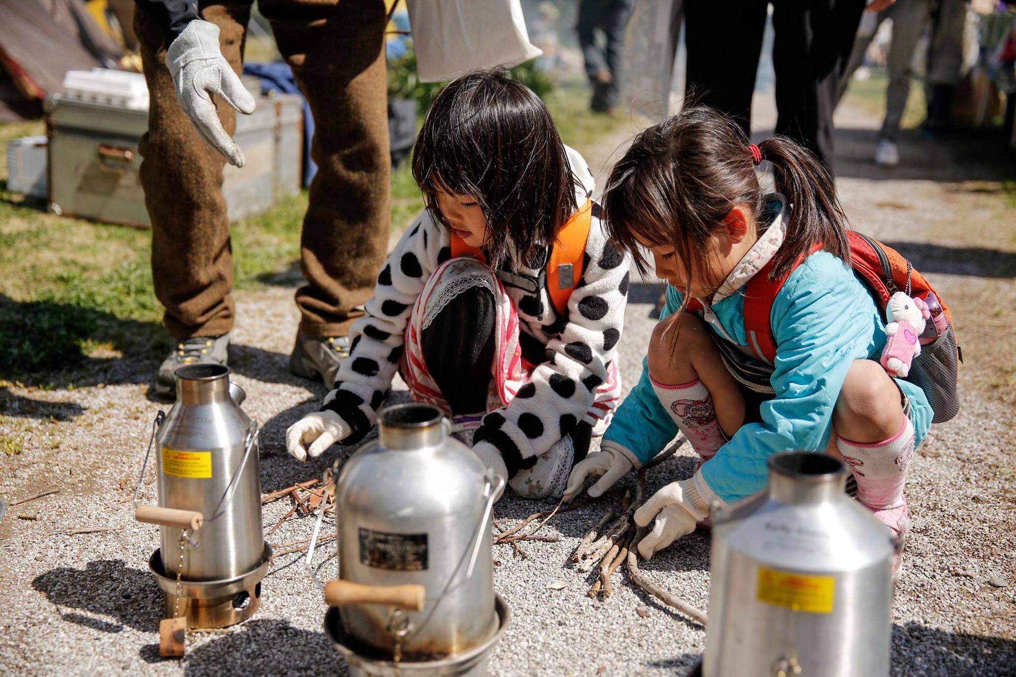 災害時にも使える湯沸かし体験