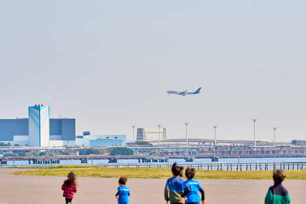 東扇島東公園からの景観