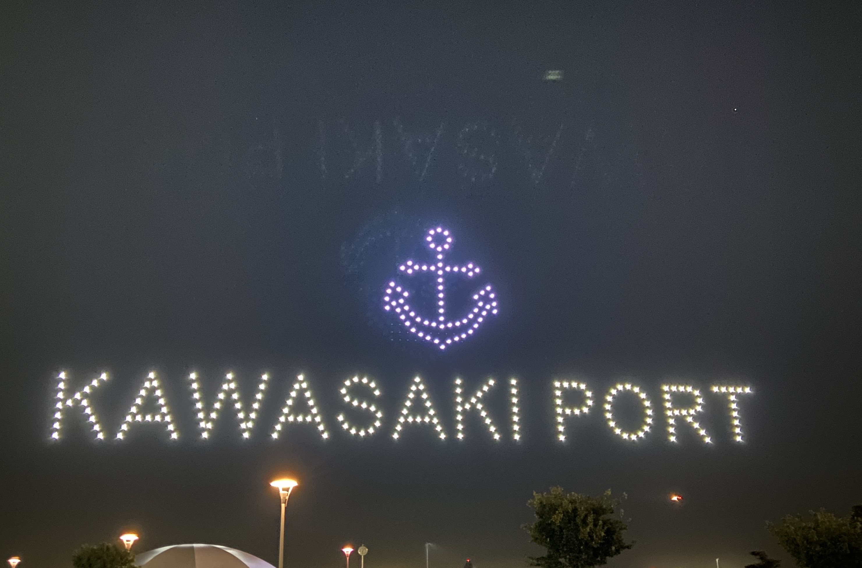 ドローンショーの画像