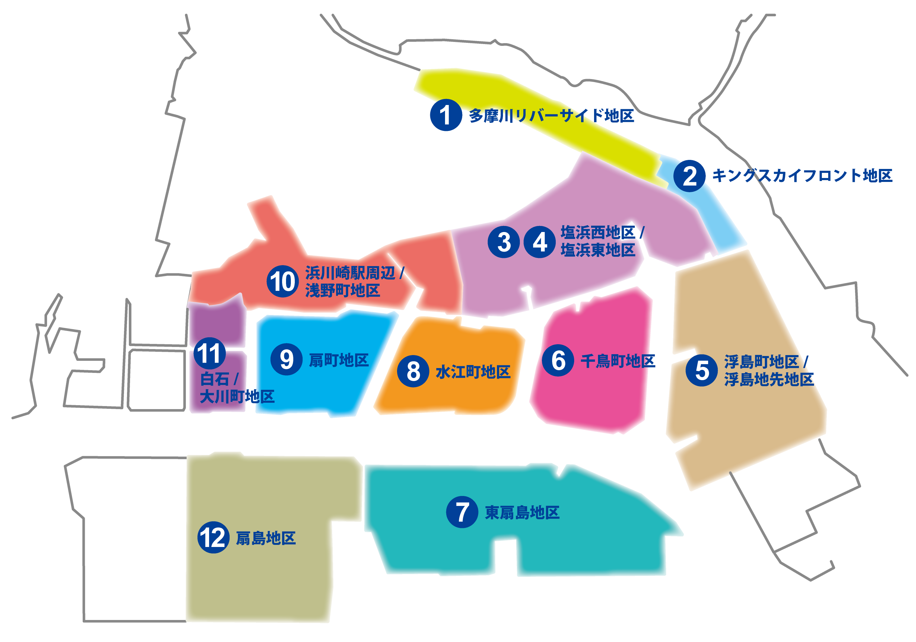 川崎臨海部 12地区