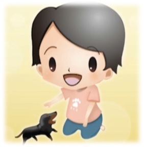 男の子と犬