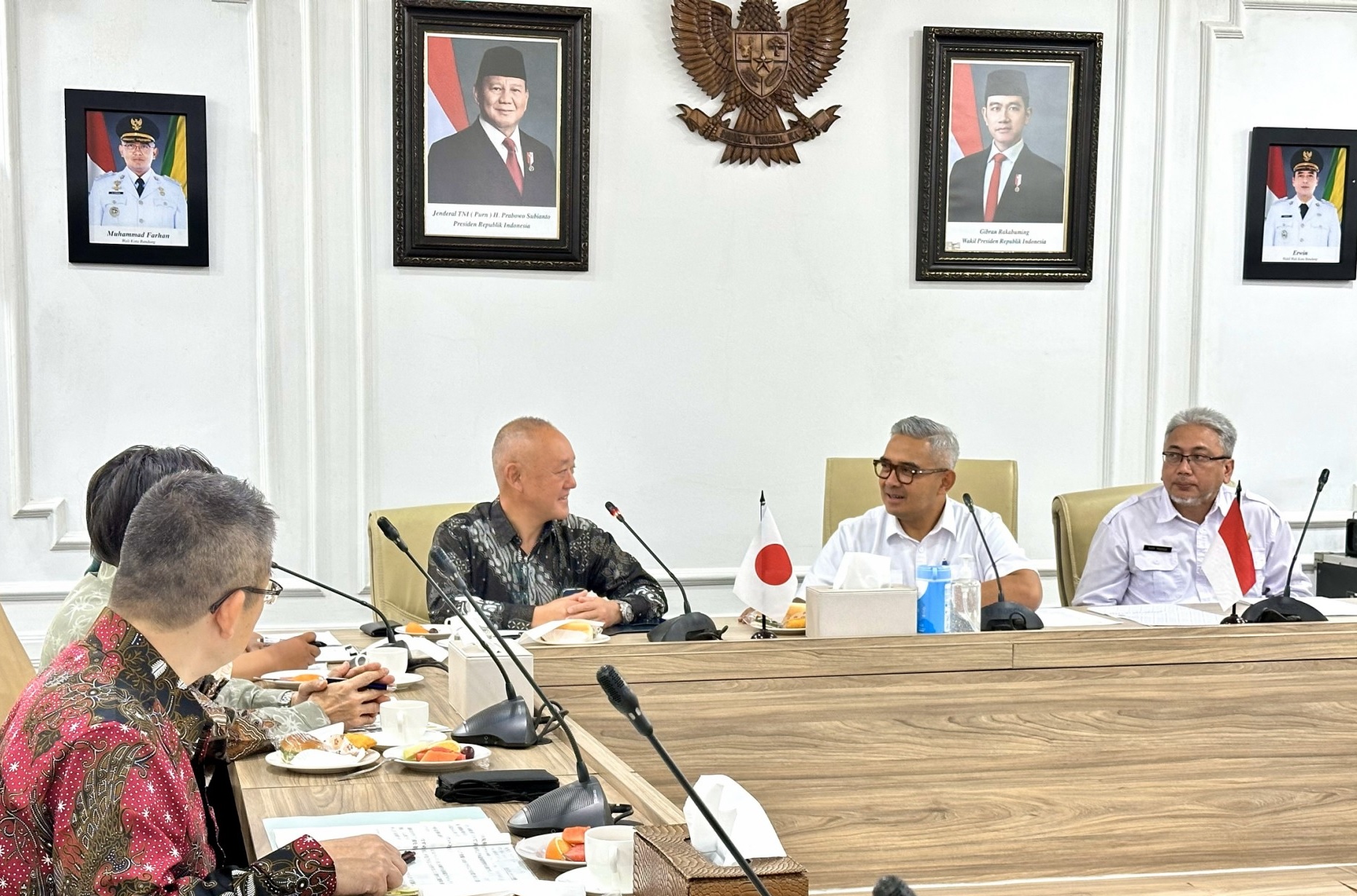 市長表敬訪問の様子