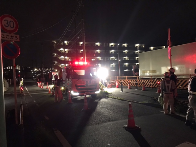 排水ポンプ車配置