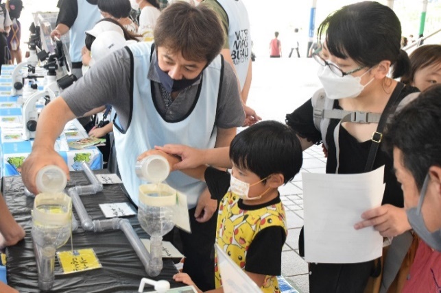 実験の様子