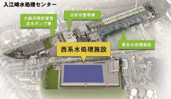 入江崎水処理センターの地図