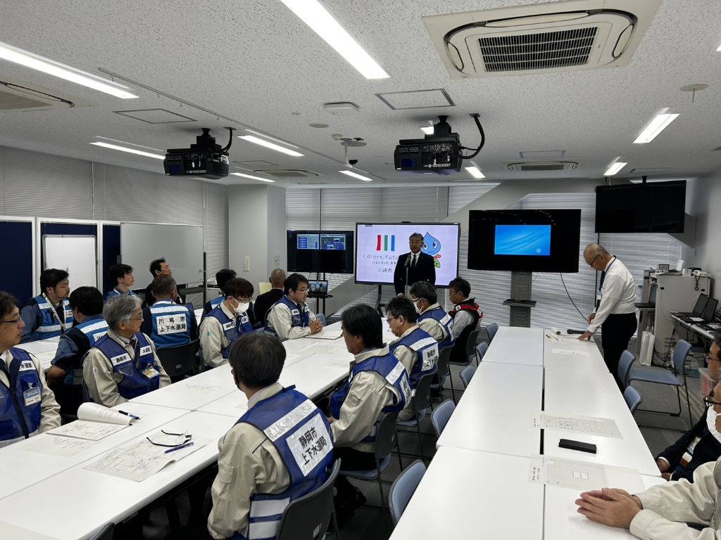 訓練開会式の様子