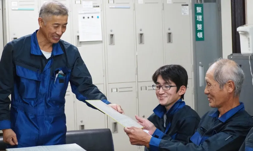 整備員のある１日のスケジュール