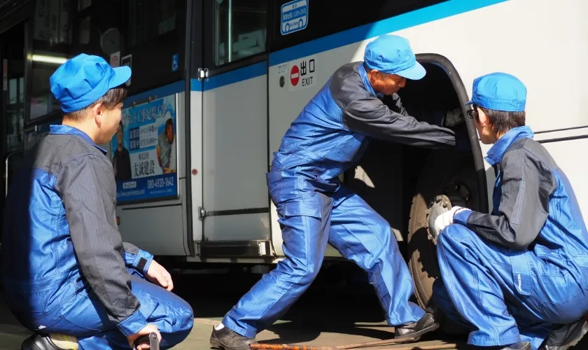 整備員のある１日のスケジュール