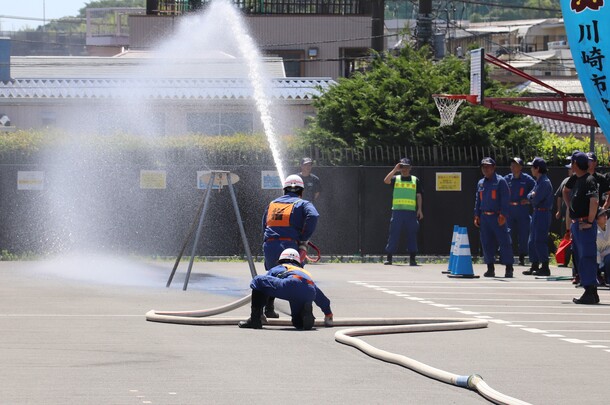 放水場面